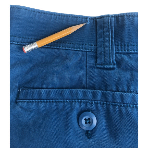 St. John's Bay Men's Cargo Shorts Size 40 Turquoise Blue Comfort Stretch - Picture 10 of 10